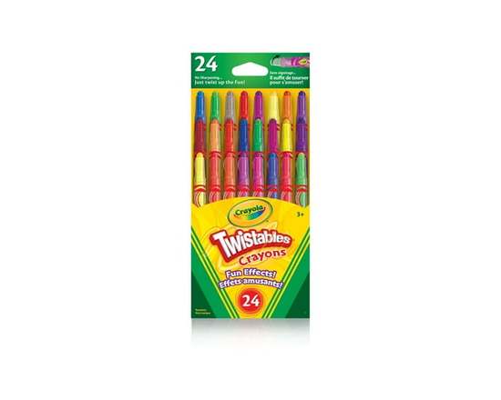Crayola Twistables Fun Effects Crayons, 24 Count