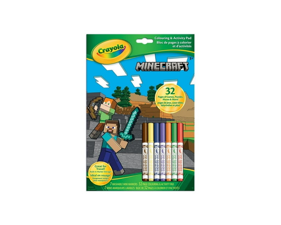Bloc colorier & activités, Minecraft
