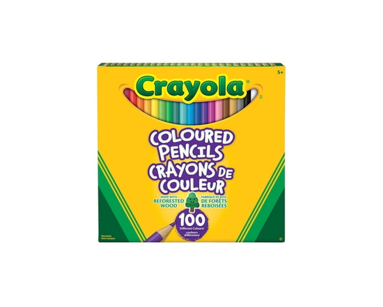 Crayola Coloured Pencils, 100 Count