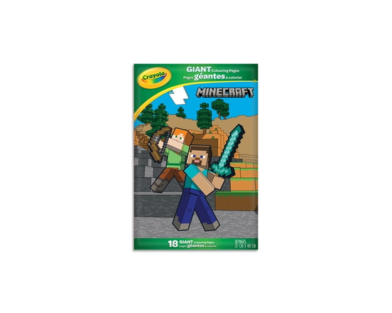 Crayola Giant Colouring Pages, Minecraft