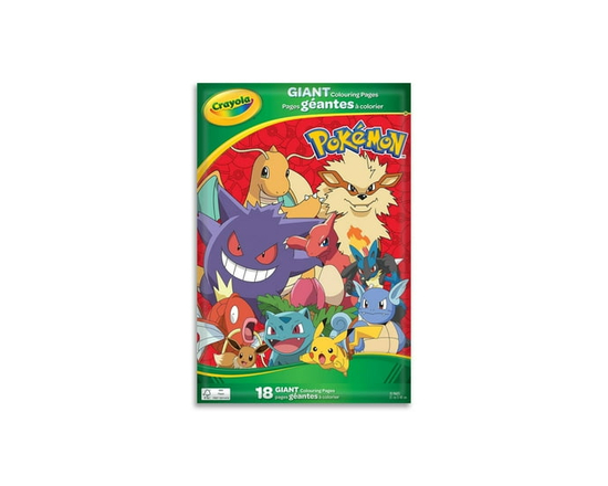 Crayola Giant Colouring Pages, Pokémon
