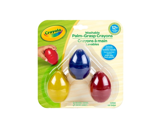 Crayola Washable Palm-Grasp Crayons