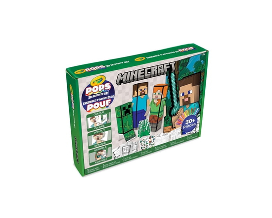Crayola POPS 3D Minecraft Activity Set