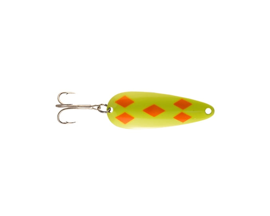 Len Thompson Fishing Lure, Lemon Flame Five of Diamonds, 1/2oz - No. 00 (1/2oz, 2")