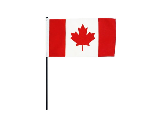 Islandwide 5" x 10" Stick Canada Flag - 28