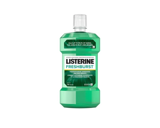 Listerine Fresh Burst Antiseptic Mouthwash 1 Litre - One Size