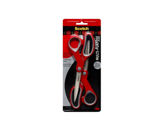 Scotch Multi-Purpose Scissors, 2 pack