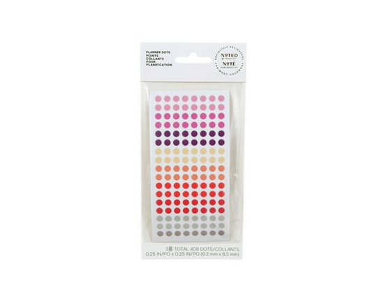 Post-it® Planner Dots NTD-PD-PP-EF, .25 in x .25 in (6.3 mm x 6.3 mm) - 0.25\ x 0.25\