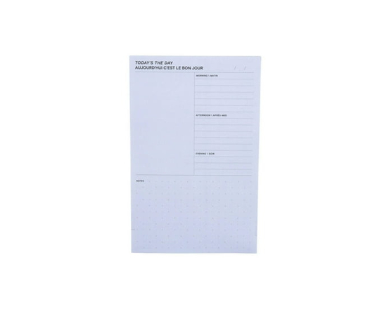 Post-it® Printed Notes, Planner, Today Blue - RECTANGULAR