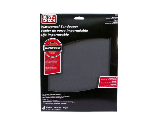 Rust Check Waterproof Sandpaper 4072 - 9" x 11"