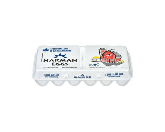 Harman Large White 18 Eggs - L