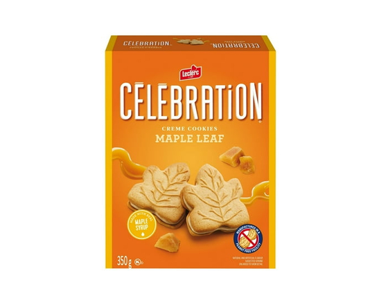 Celebration Leclerc Maple Leaf Creme Cookies - 350 g