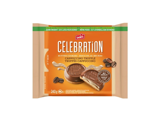 Biscuit Chocolat Noir Truff'es Cappuccino - 240G