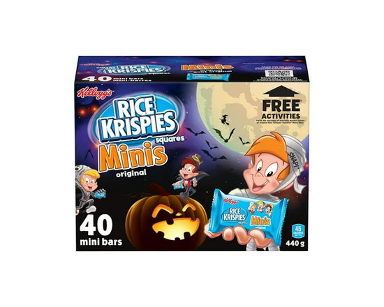 Kellogg’s Rice Krispies 40 Count Mini Square Cereal Bars - 440 g