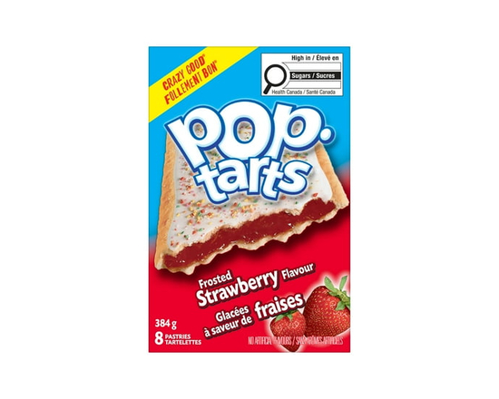 Kellogg's Pop-Tarts toaster pastries, Frosted Strawberry 384 g - 8 pastries - 384 g