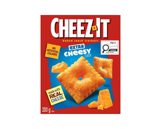 Cheez-It Baked Snack Crackers Extra Cheesy Flavour 200g - 200 g