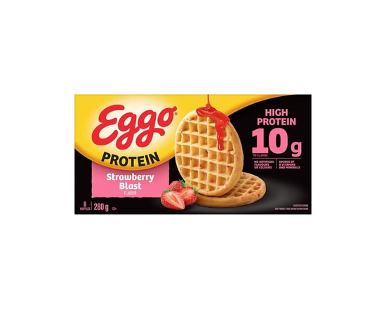Kellogg's Eggo Protéines Explosion de Fraises Gaufres - Petite