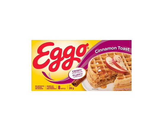 EGGO Cinnamon Toast Waffles, 280g (8 waffles) - 280g