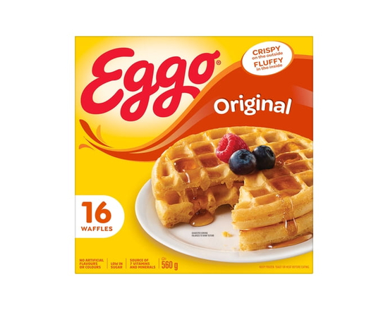 EGGO Original Waffles, 560g (16 waffles) - 560g