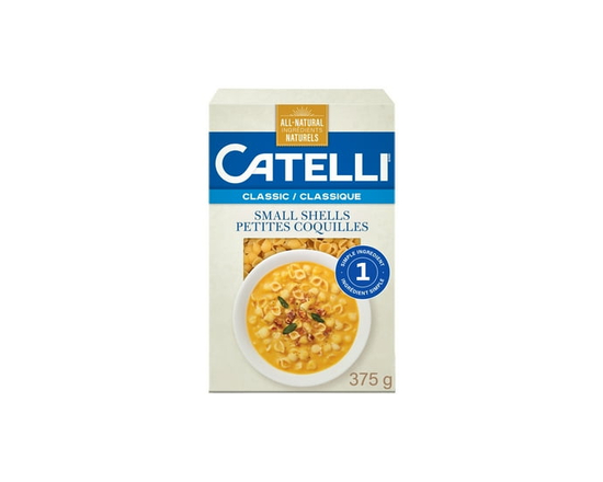 Catelli Classic All-Natural Small Shells Pasta - 375 g