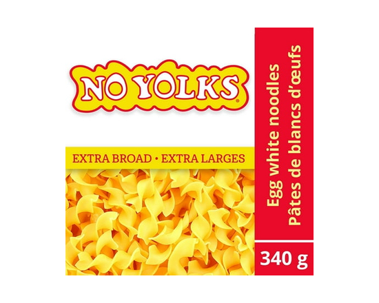No Yolks Extra Broad Egg White Noodles Pasta