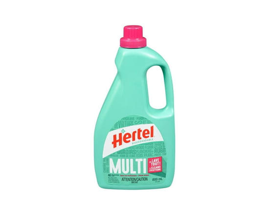 Hertel Nettoyant Désinfectant Multi-surface diluable, Vent de Fraicheur, 800ml - 800 ml