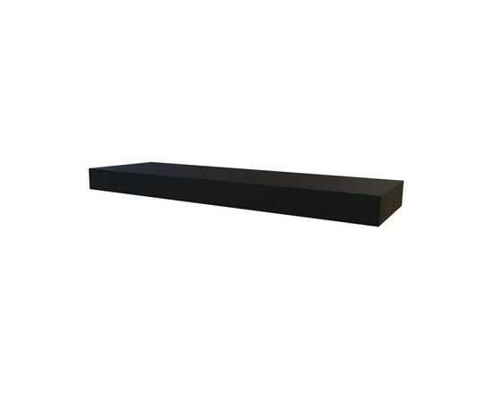Hometrends 23 inch Black Floating Shelf - 23