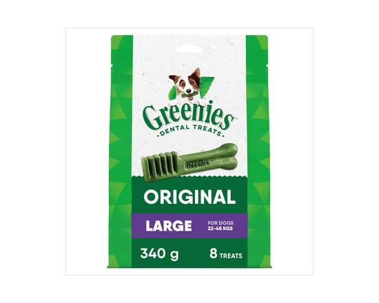 Greenies Original LARGE Oral Care Natural Dental Adult Dog Treats - 8