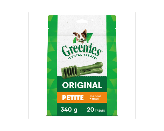 Greenies Original PETITE Oral Care Natural Dental Adult Dog Treats - 20