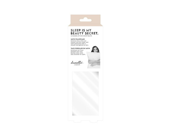 Danielle Creations Satin Pillowcase - White