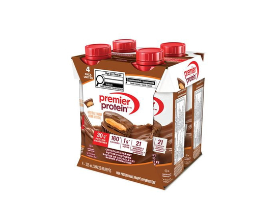 Premier Protein Chocolate Peanut Butter High Protein Ready-to-Drink Shake, 4 pack
