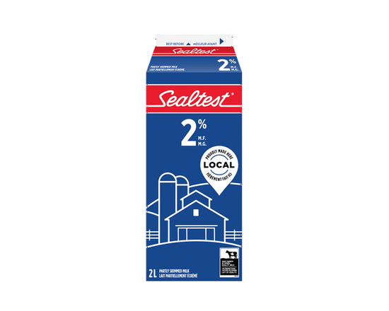 Sealtest Partly Skimmed 2% Milk 2L - 2L
