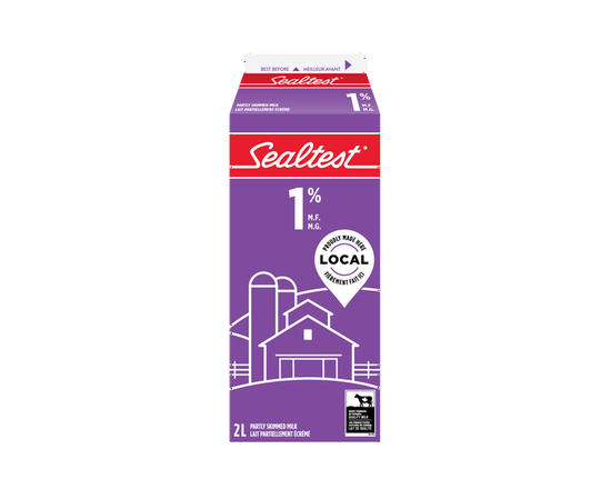 Sealtest Partly Skimmed 1% Milk 2L - 2 L