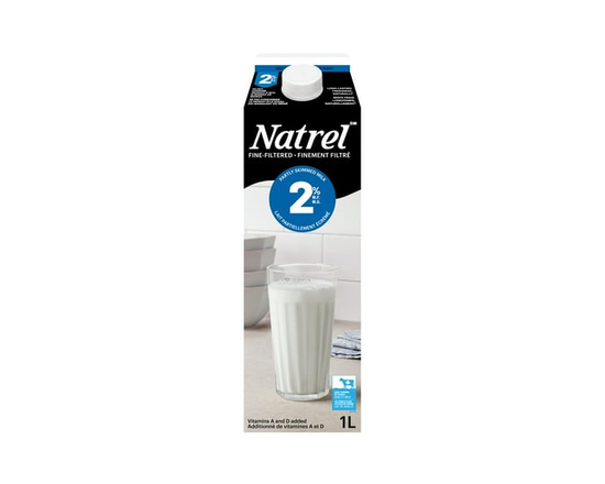 Natrel Lait 2 % Finement Filtré - 1 L