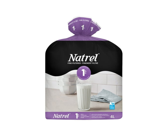 Natrel Lait Finement Filtré 1 % - 4 L