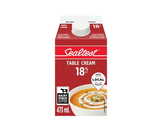 Sealtest 18% Table Cream 473ml - 473 mL