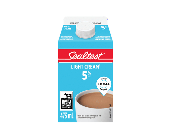 Sealtest 5% Light Cream, 473ML - 473 mL