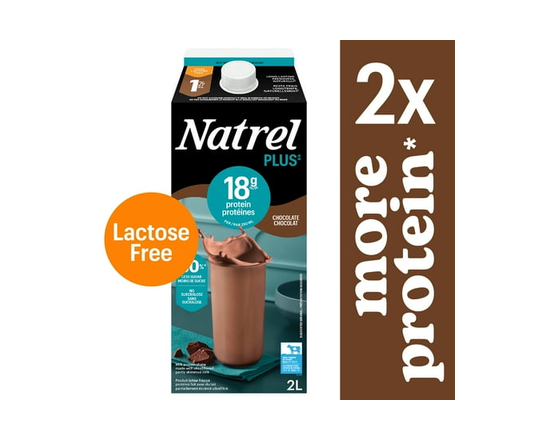 Natrel Plus Chocolate Protein Milk 2L - 2 L