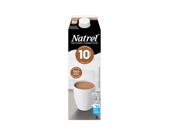 Natrel Finement Filtré 10 % Crème à Café - 1 L
