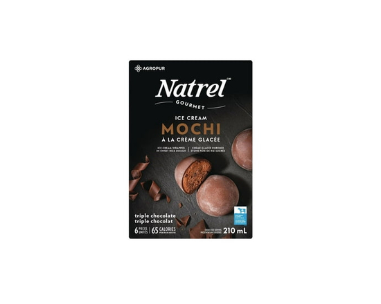 Natrel Triple Chocolate Ice Cream Mochi - 6 x 35 ML