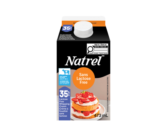 Natrel Lactose Free 35% Whipping Cream - 473 mL
