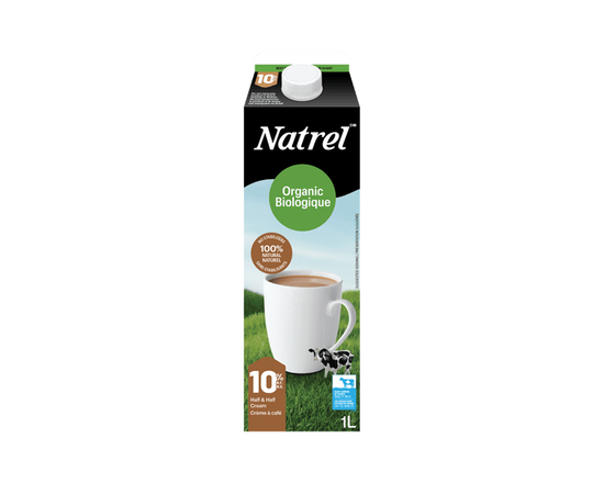 Natrel Organic 10% Half & Half Cream 1L - 1 L