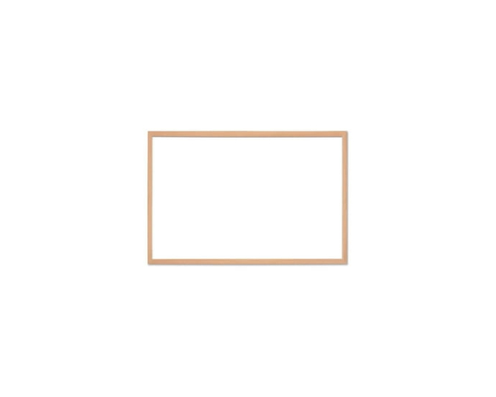 Quartet Dry-Erase Board, Non-Magnetic, Maple Wood Frame, Whiteboard, 36” x 24” - 24 x 36