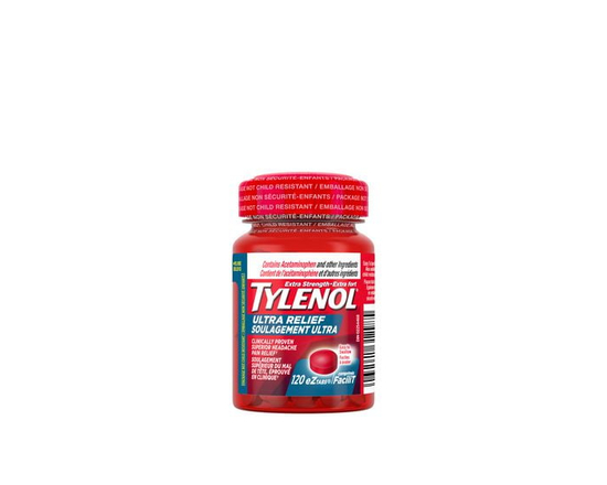 Tylenol Ultra Relief Headache & Pain Relief Acetaminophen 500mg EZTabs, 120 count