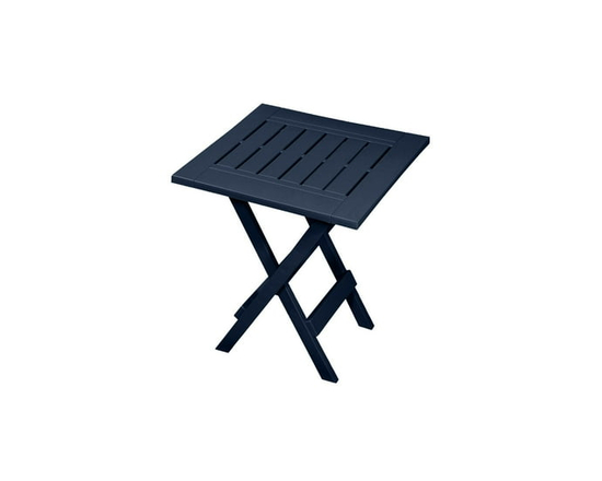 Folding Side Table, Blue