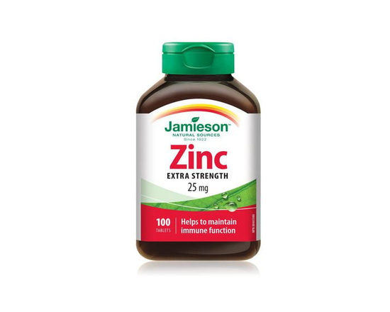 Jamieson Zinc 25 mg Tablets