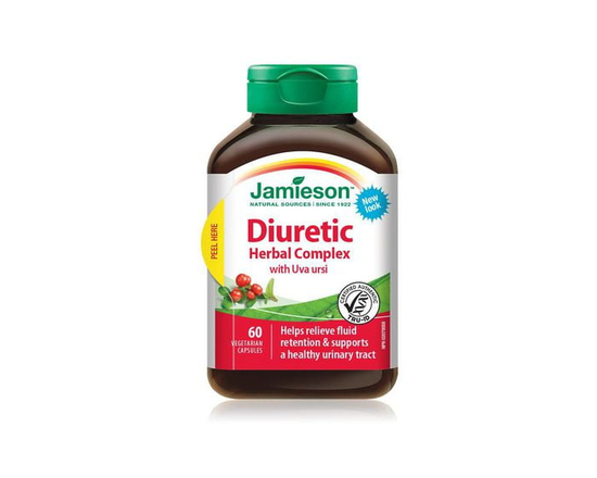 Jamieson Diuretic Herbal Complex Capsules with Uva Ursi