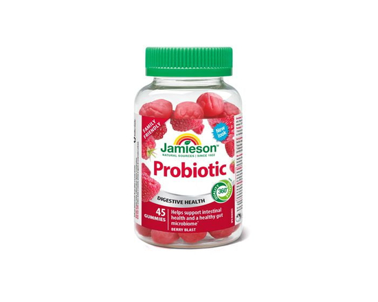 Jamieson Probiotic Gummies, 1 Billion CFU, Berry Flavour