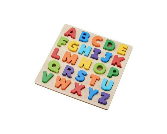 Spark.Create,Imagine. 3-D wood Alphabet Puzzle