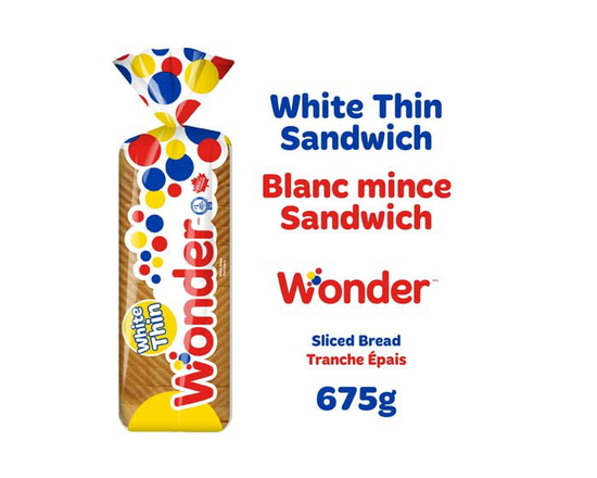 Wonder White Thin Sandwich Bread